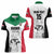 Custom Sudan Football Women Polo Shirt Yalla Falcons of Jediane