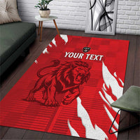 Custom Libya Football Area Rug Forza Libya