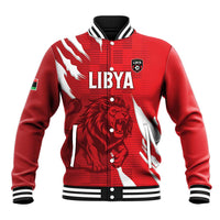 Custom Libya Football Baseball Jacket Forza Libya