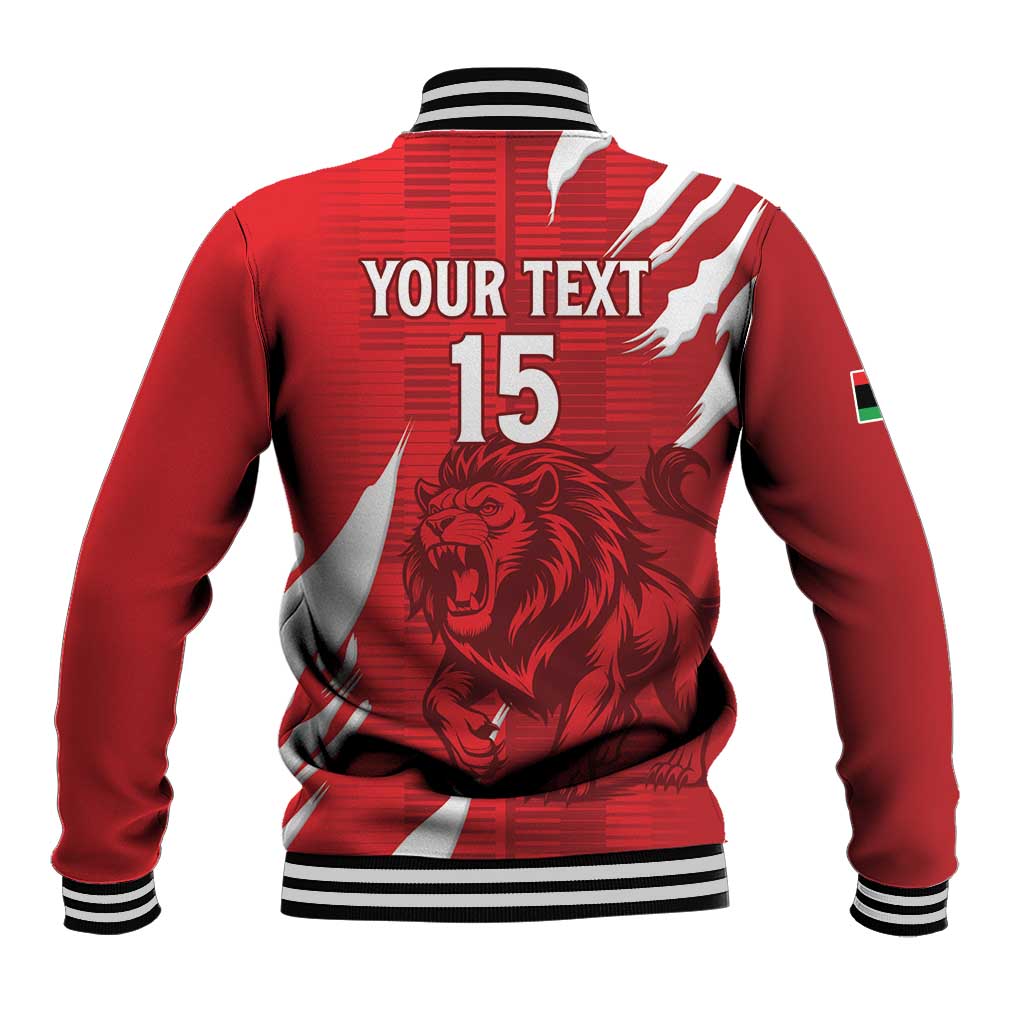 Custom Libya Football Baseball Jacket Forza Libya