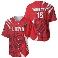 Custom Libya Football Baseball Jersey Forza Libya