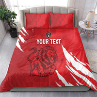 Custom Libya Football Bedding Set Forza Libya