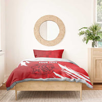 Custom Libya Football Bedding Set Forza Libya