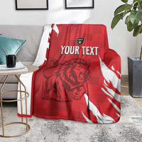 Custom Libya Football Blanket Forza Libya