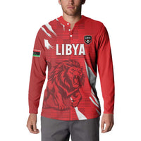 Custom Libya Football Button Sweatshirt Forza Libya
