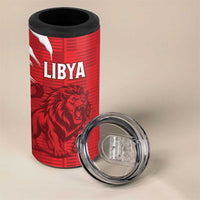 Custom Libya Football 4 in 1 Can Cooler Tumbler Forza Libya