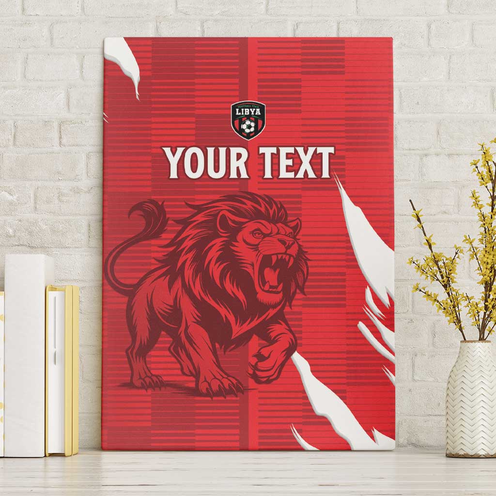 Custom Libya Football Canvas Wall Art Forza Libya