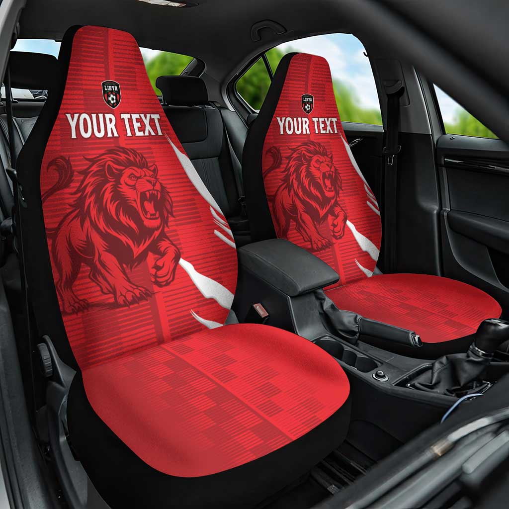 Custom Libya Football Car Seat Cover Forza Libya