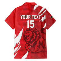 Custom Libya Football Family Matching Long Sleeve Bodycon Dress and Hawaiian Shirt Forza Libya