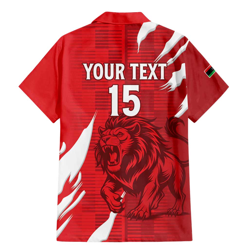 Custom Libya Football Family Matching Mermaid Dress and Hawaiian Shirt Forza Libya