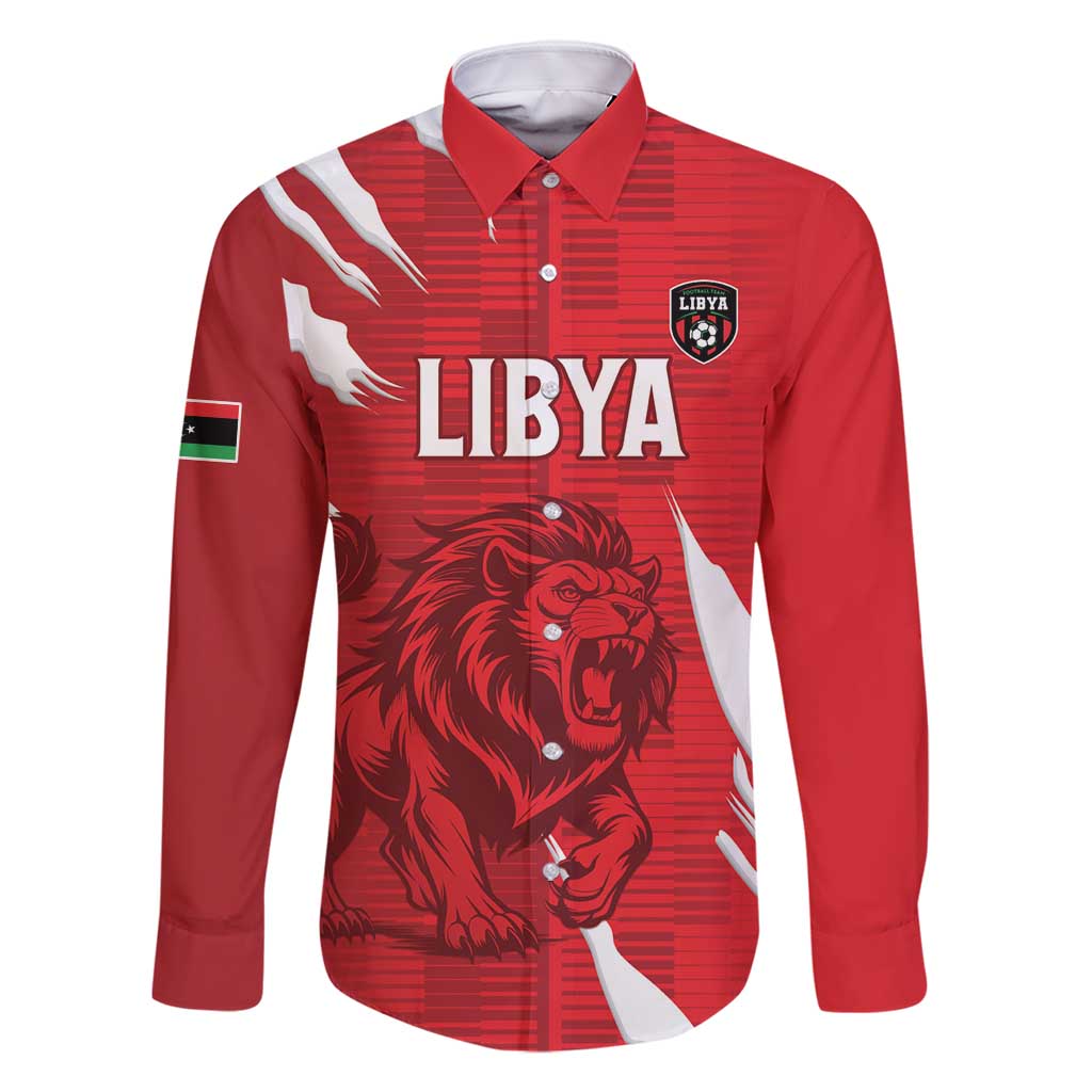 Custom Libya Football Family Matching Mermaid Dress and Hawaiian Shirt Forza Libya