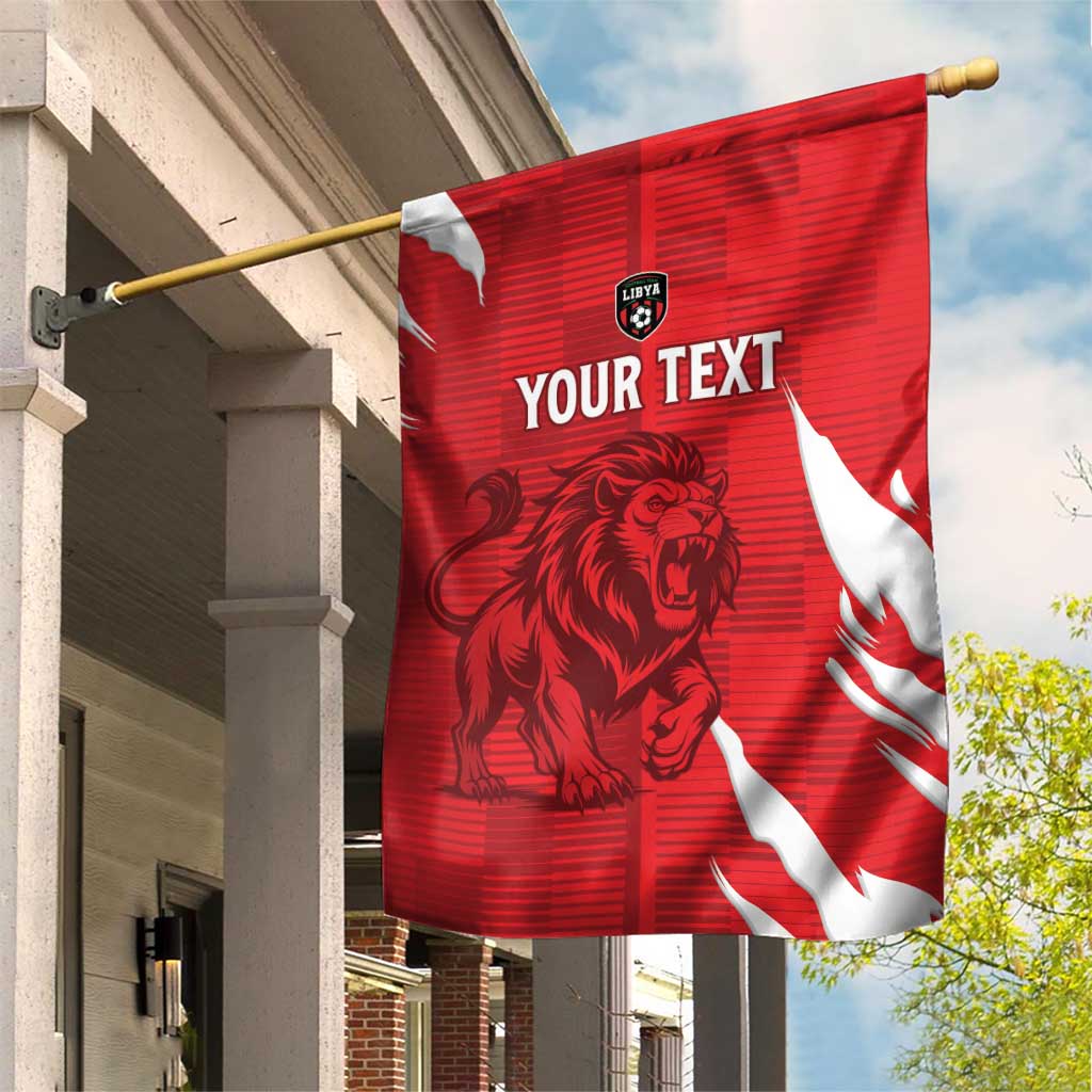 Custom Libya Football Garden Flag Forza Libya