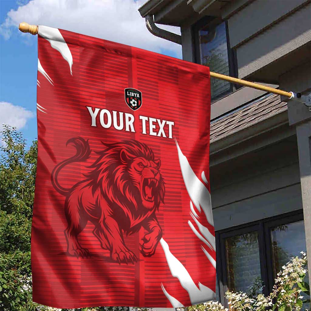 Custom Libya Football Garden Flag Forza Libya