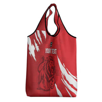 Custom Libya Football Grocery Bag Forza Libya