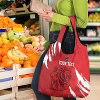 Custom Libya Football Grocery Bag Forza Libya