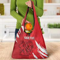Custom Libya Football Grocery Bag Forza Libya