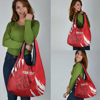 Custom Libya Football Grocery Bag Forza Libya