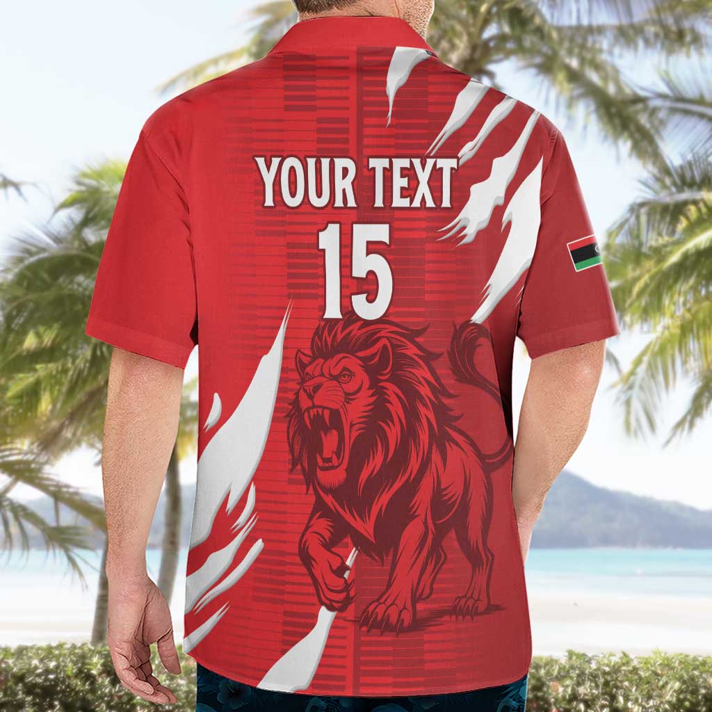 Custom Libya Football Hawaiian Shirt Forza Libya