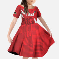 Custom Libya Football Kid Short Sleeve Dress Forza Libya