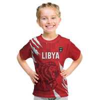 Custom Libya Football Kid T Shirt Forza Libya