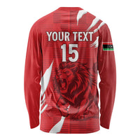 Custom Libya Football Long Sleeve Shirt Forza Libya