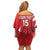 Custom Libya Football Off Shoulder Short Dress Forza Libya