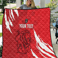 Custom Libya Football Quilt Forza Libya