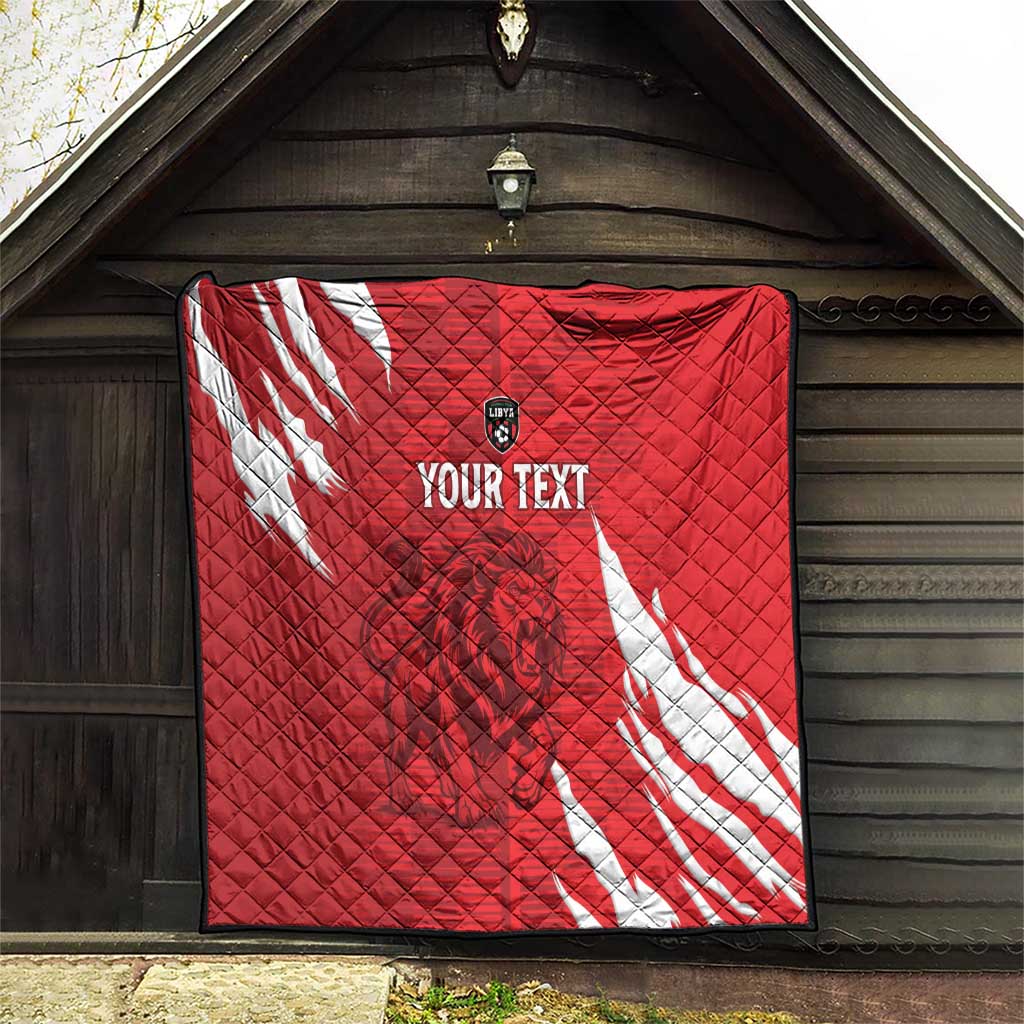Custom Libya Football Quilt Forza Libya