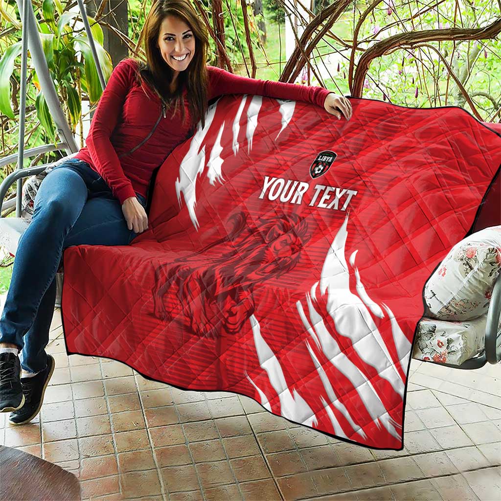 Custom Libya Football Quilt Forza Libya