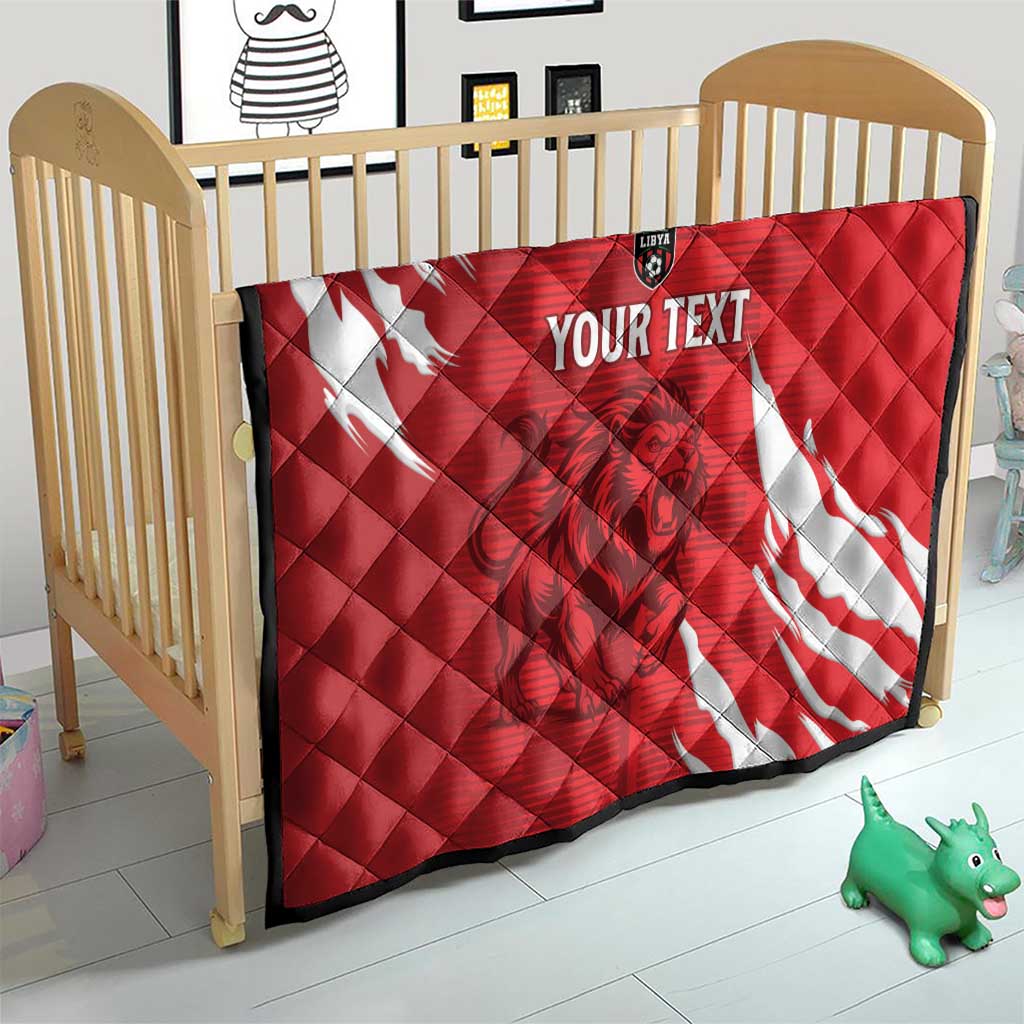 Custom Libya Football Quilt Forza Libya