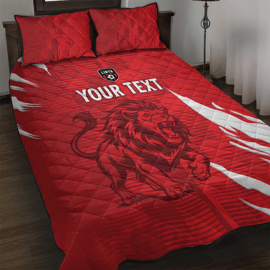 Custom Libya Football Quilt Bed Set Forza Libya