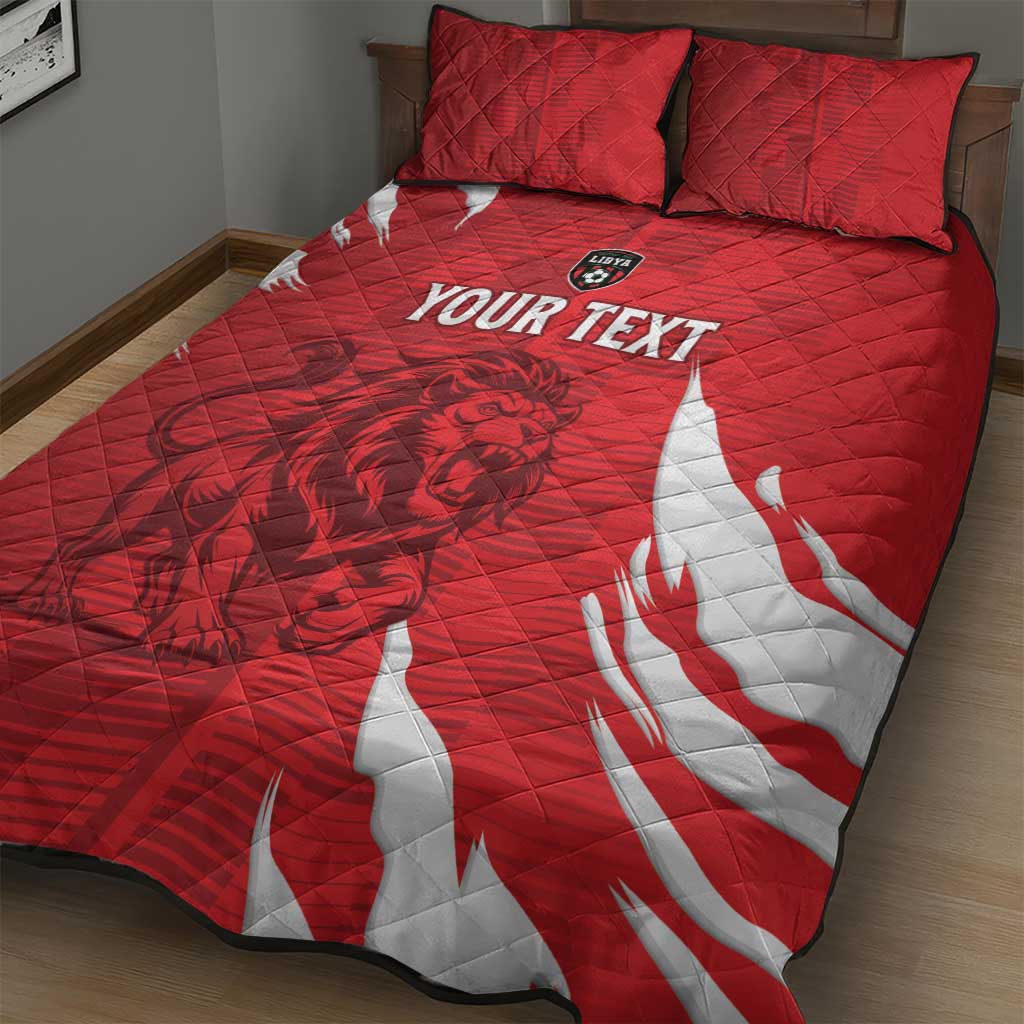 Custom Libya Football Quilt Bed Set Forza Libya