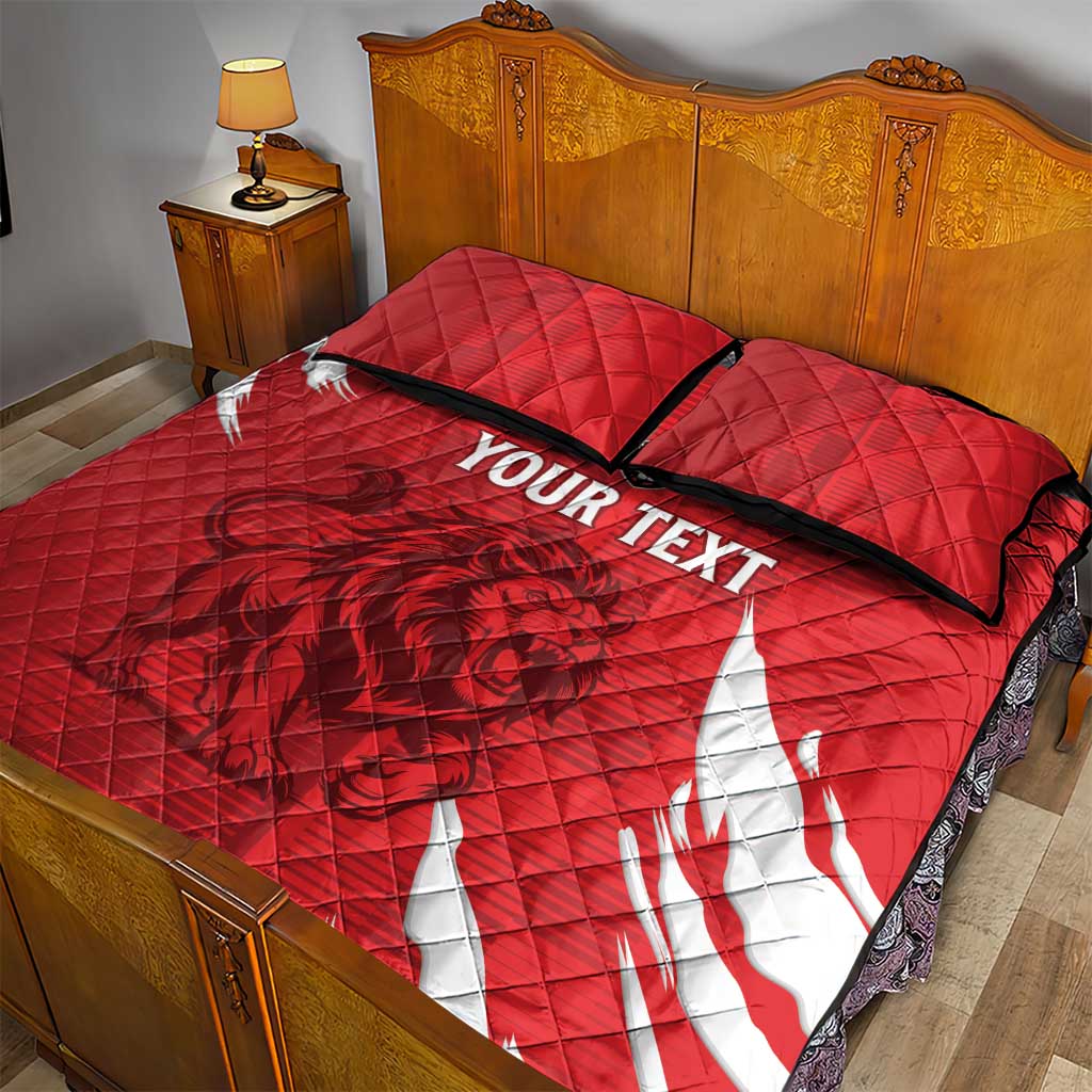 Custom Libya Football Quilt Bed Set Forza Libya
