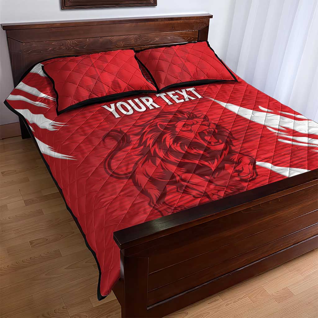 Custom Libya Football Quilt Bed Set Forza Libya