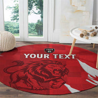 Custom Libya Football Round Carpet Forza Libya