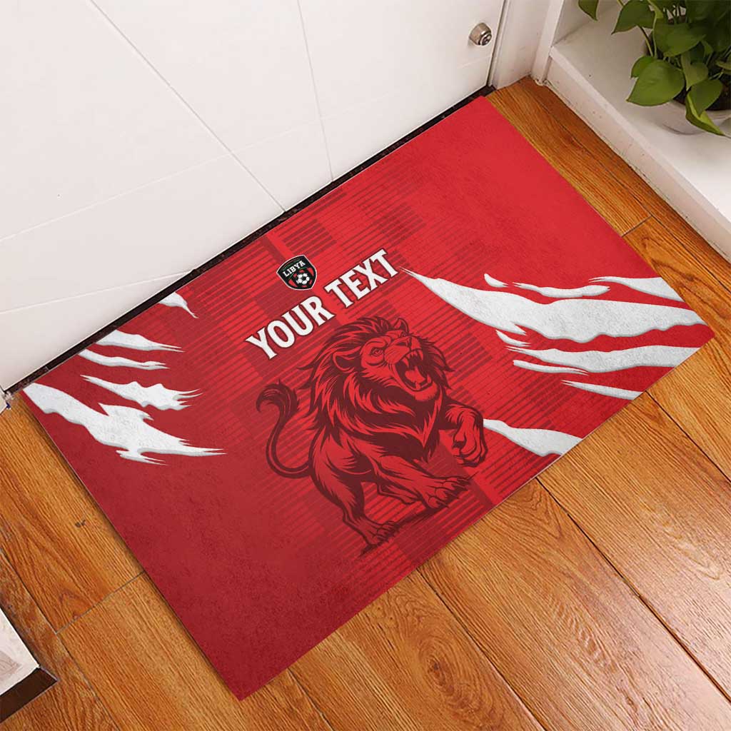 Custom Libya Football Rubber Doormat Forza Libya