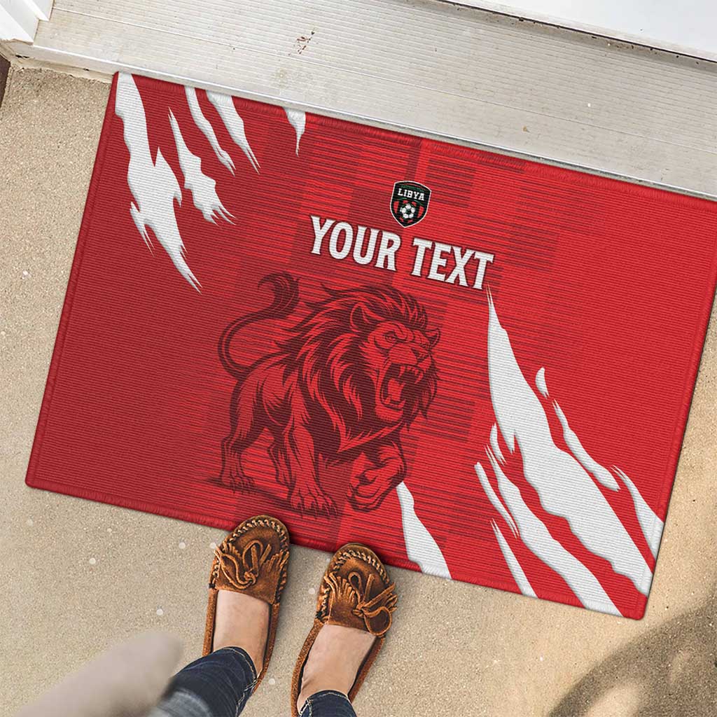 Custom Libya Football Rubber Doormat Forza Libya