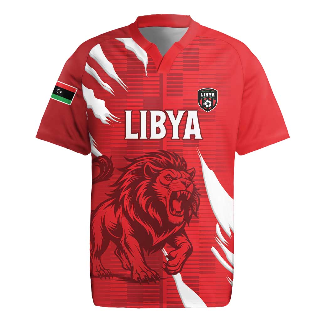 Custom Libya Football Rugby Jersey Forza Libya