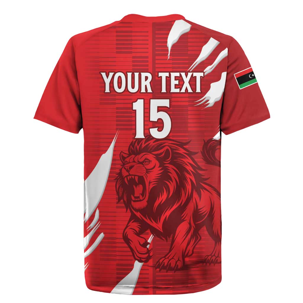 Custom Libya Football Rugby Jersey Forza Libya