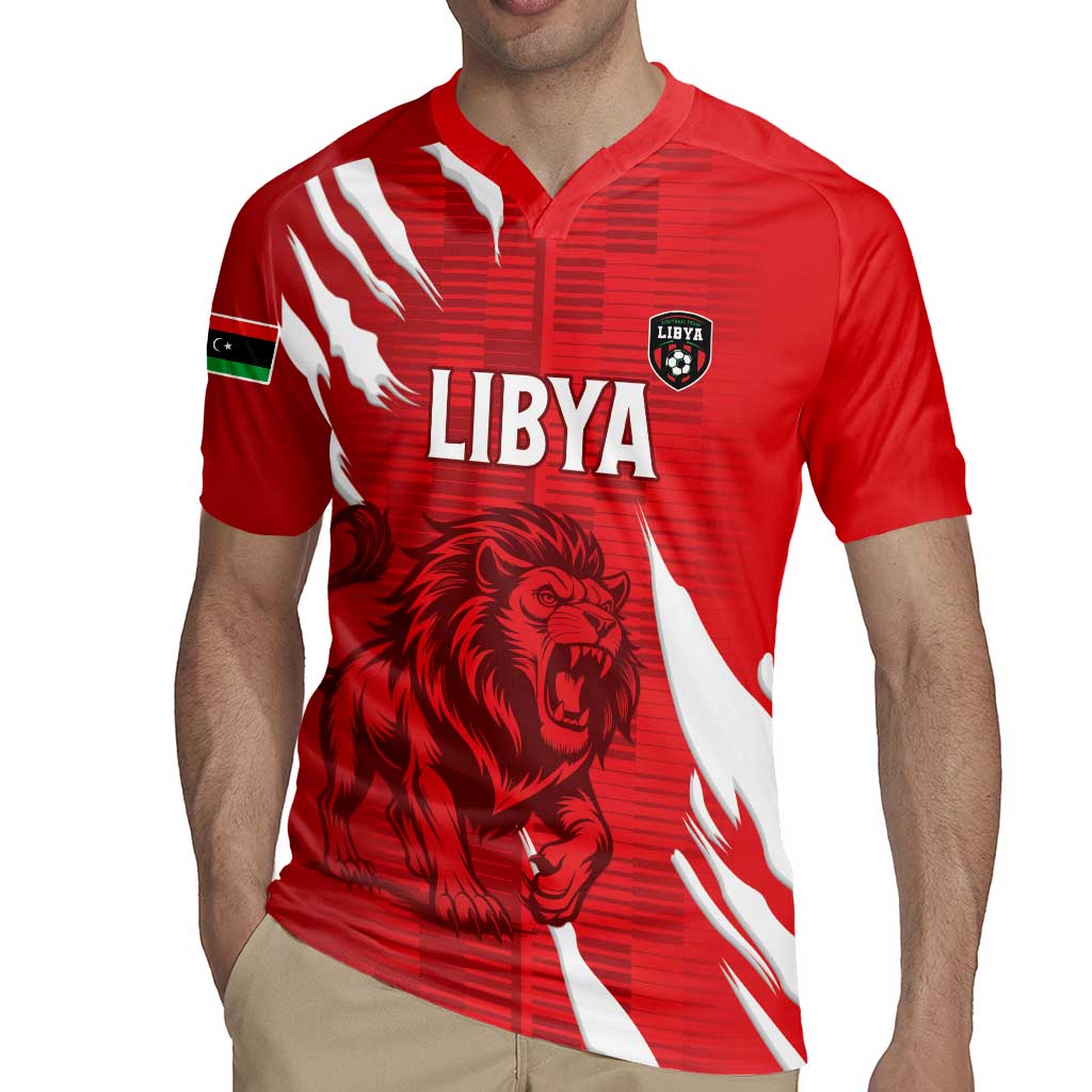Custom Libya Football Rugby Jersey Forza Libya
