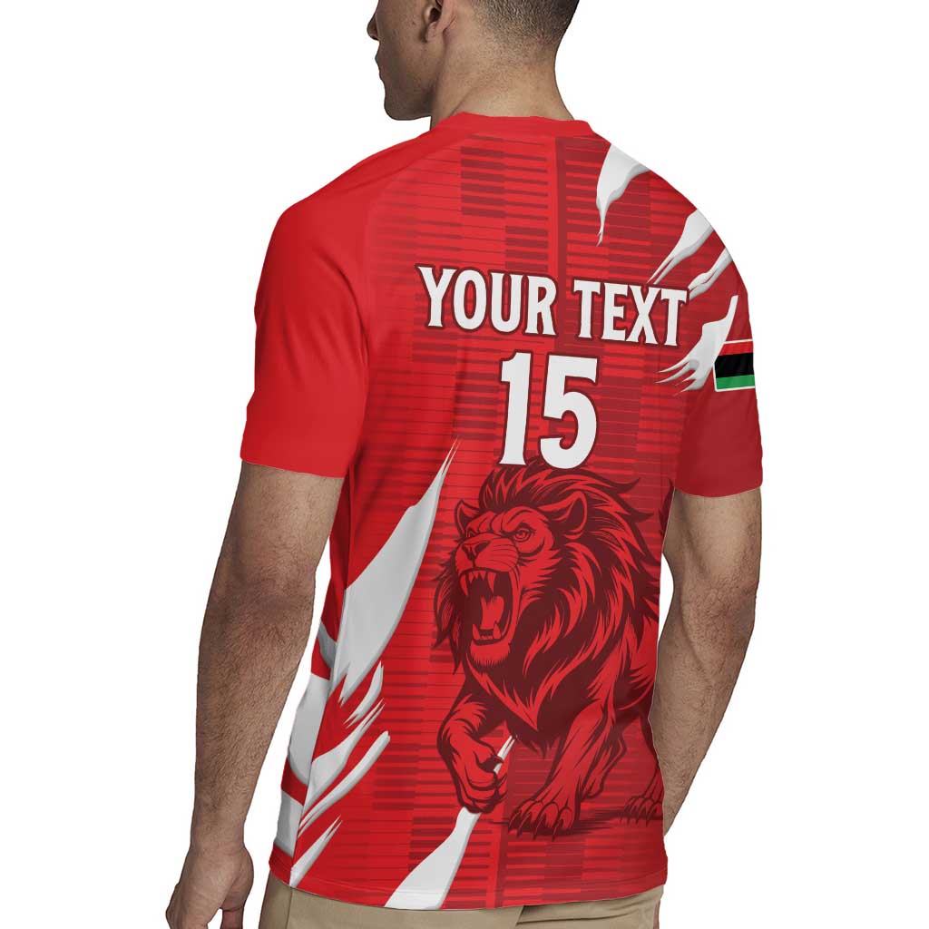 Custom Libya Football Rugby Jersey Forza Libya