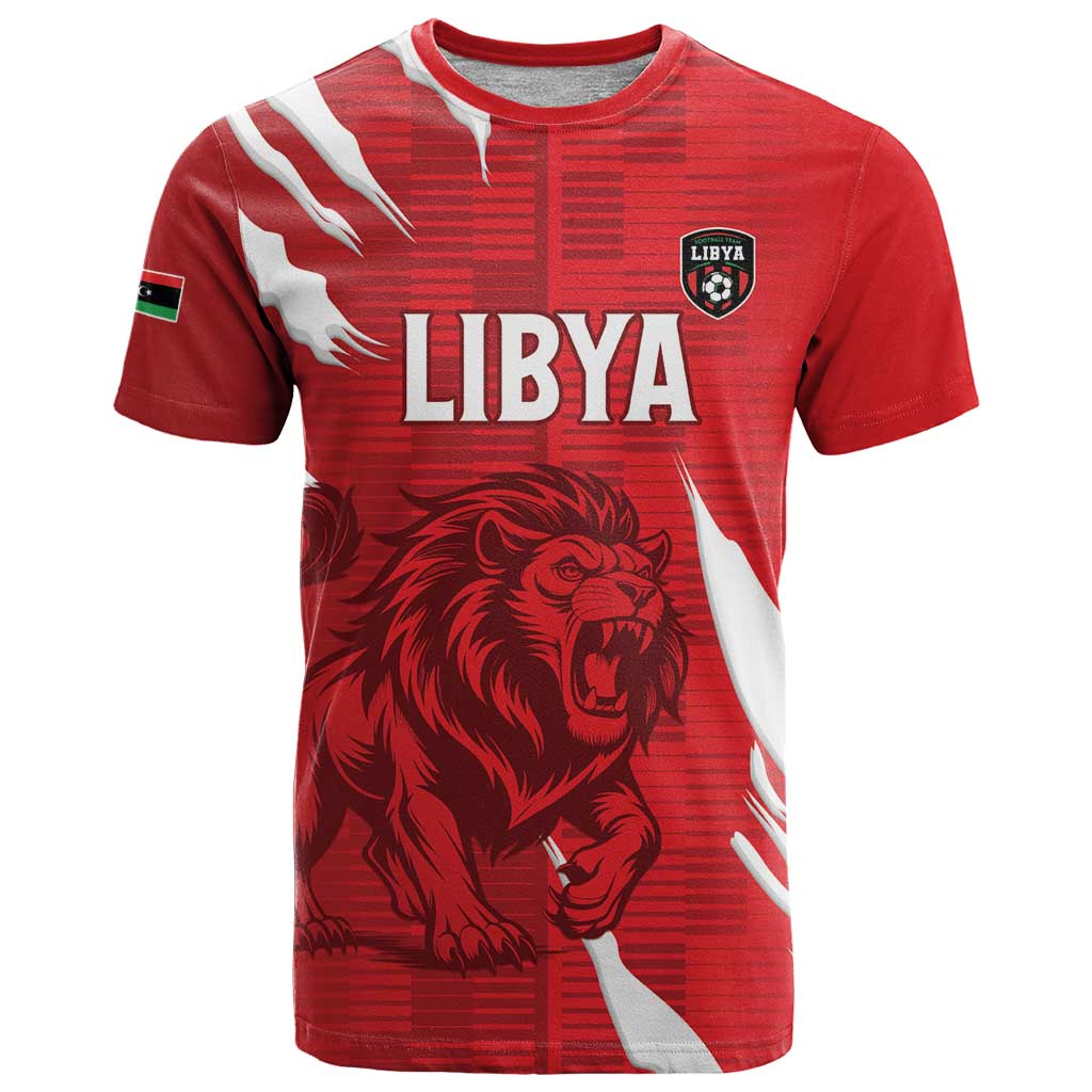 Custom Libya Football T Shirt Forza Libya