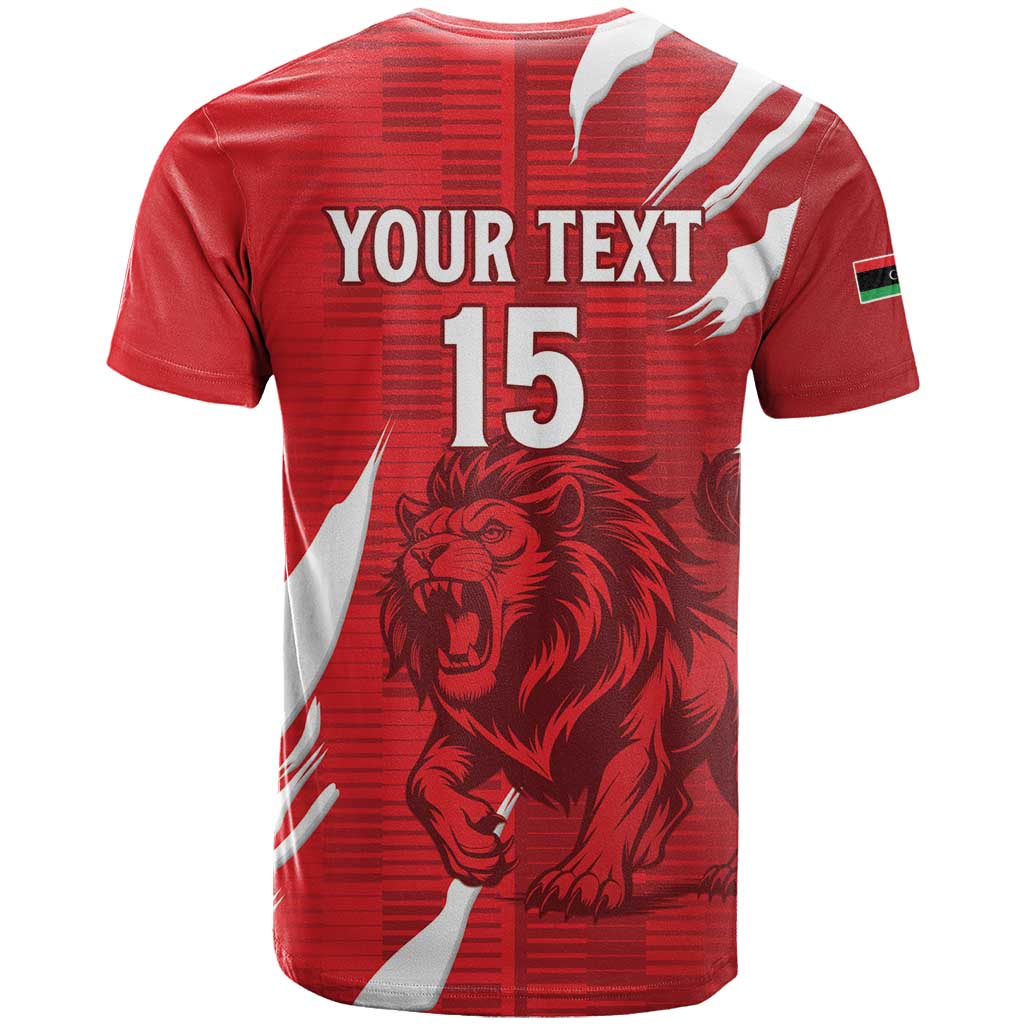 Custom Libya Football T Shirt Forza Libya