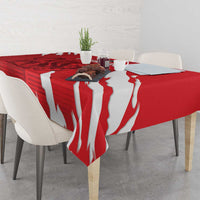 Custom Libya Football Tablecloth Forza Libya