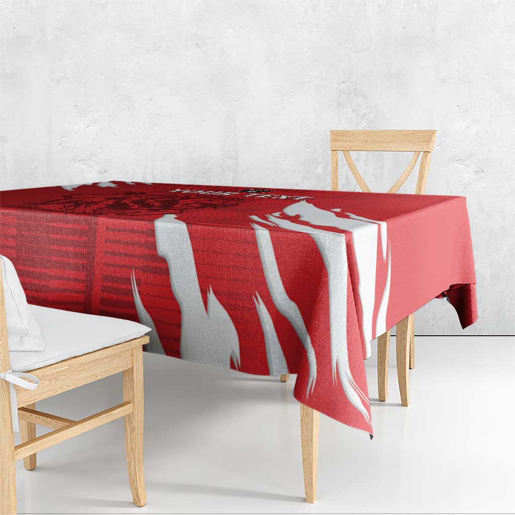 Custom Libya Football Tablecloth Forza Libya