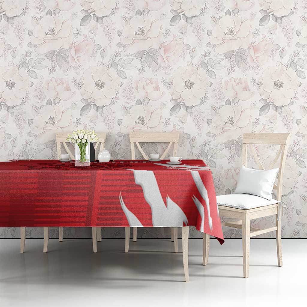 Custom Libya Football Tablecloth Forza Libya