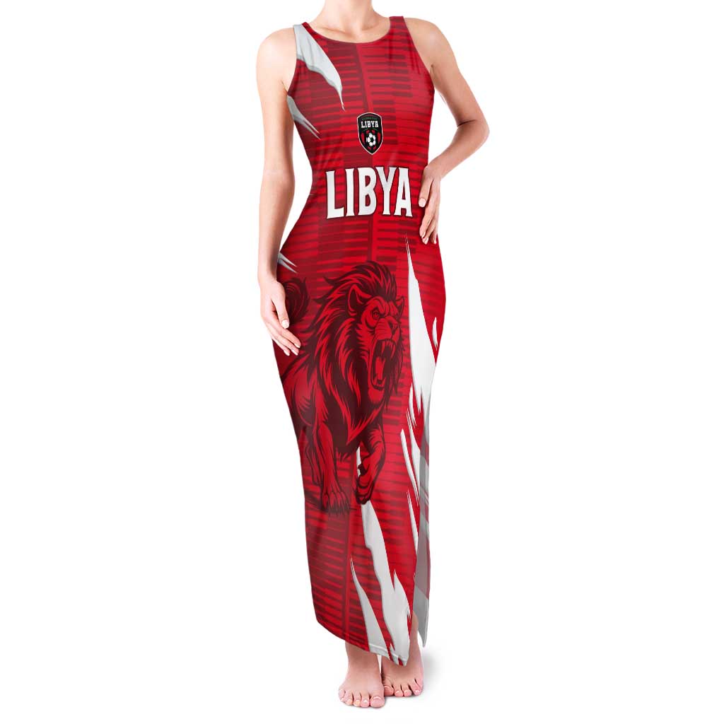 Custom Libya Football Tank Maxi Dress Forza Libya