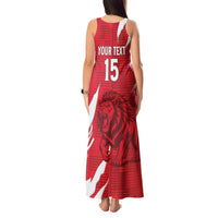 Custom Libya Football Tank Maxi Dress Forza Libya