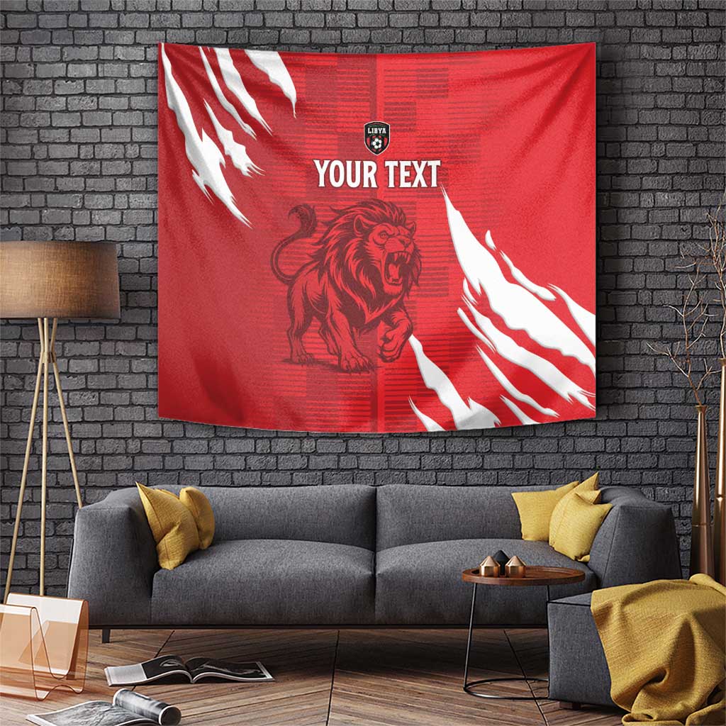 Custom Libya Football Tapestry Forza Libya