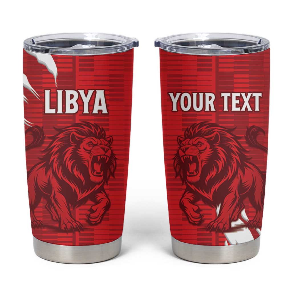 Custom Libya Football Tumbler Cup Forza Libya